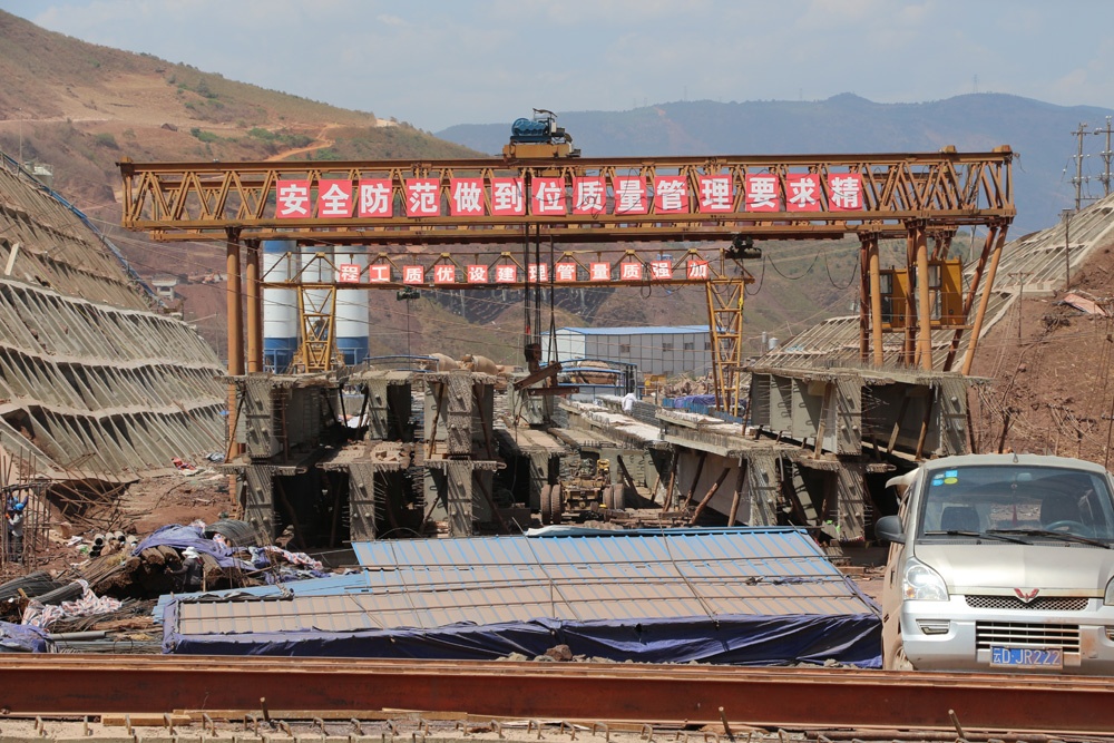 云南大理安照架橋機安全監控管理系統現場圖九