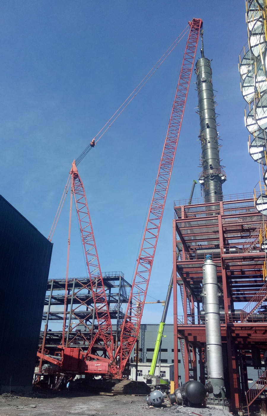 黑龍江七臺河履帶吊安全監(jiān)控管理系統(tǒng)安裝調(diào)試現(xiàn)場